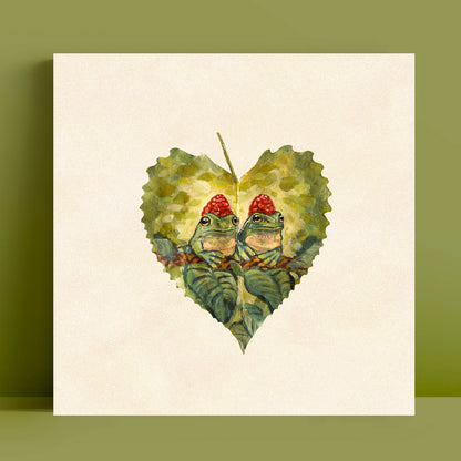 Frog Leaf - Art Print