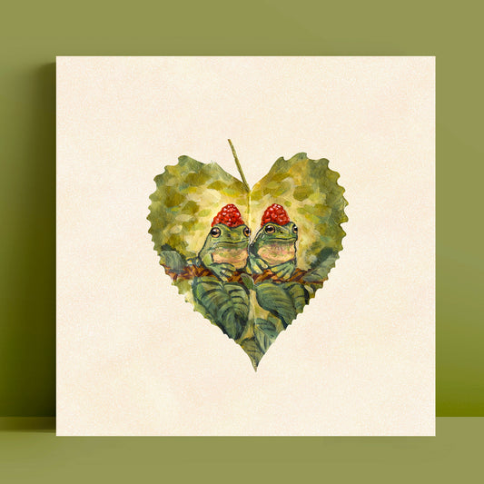 Frog Leaf - Art Print