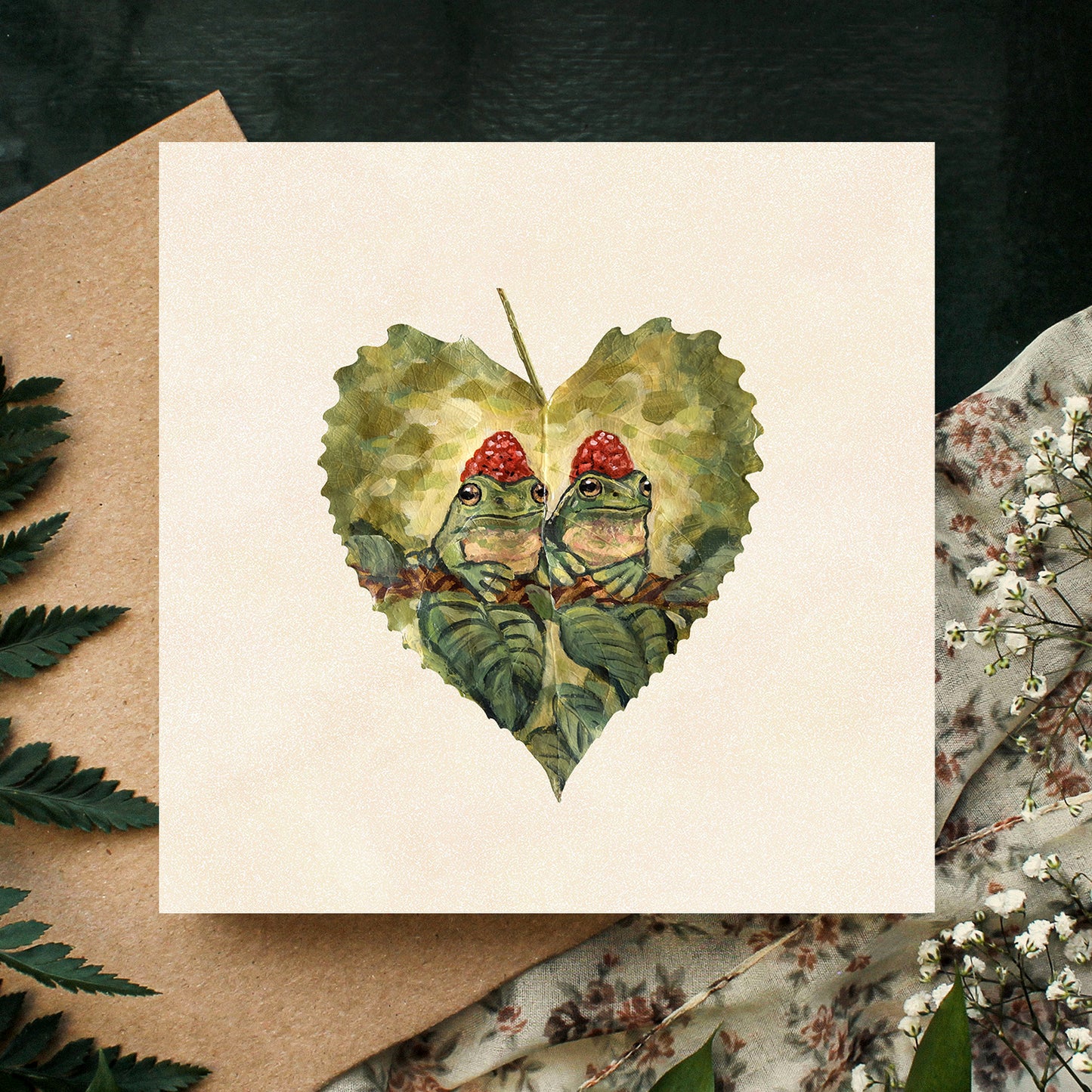 Frog Leaf - Art Print