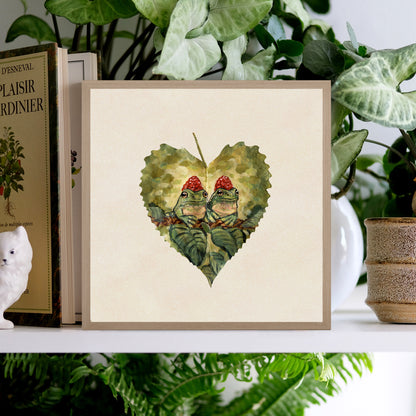 Frog Leaf - Art Print