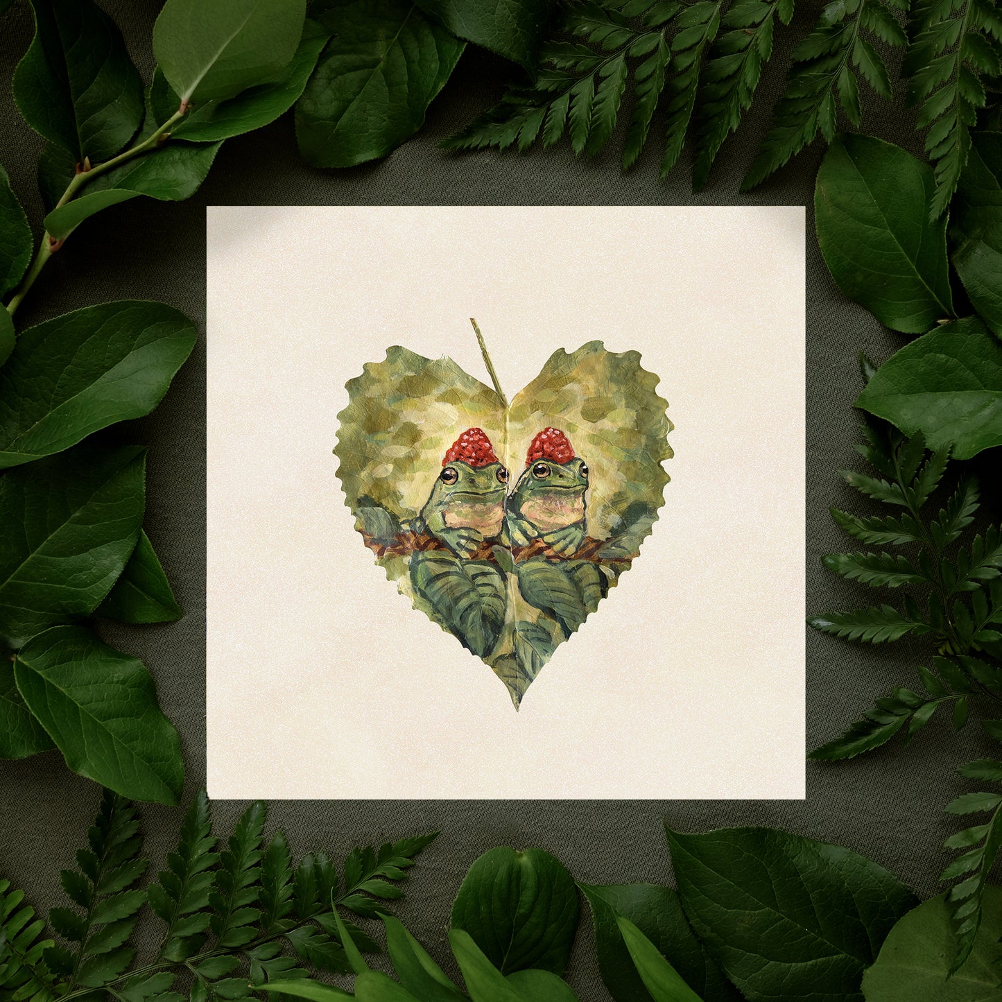 Frog Leaf - Art Print
