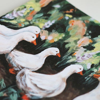 Oies - Impression d'art