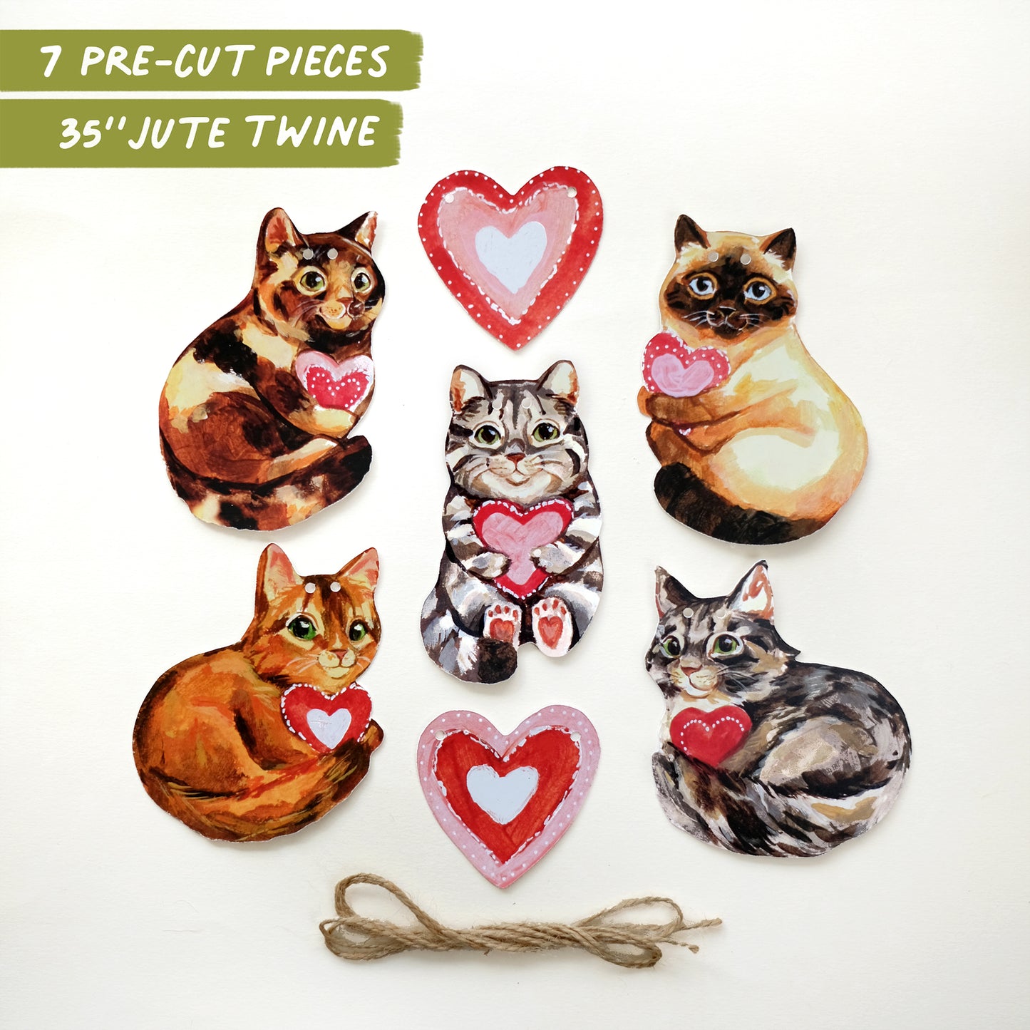 Chats - Kit de guirlande DIY