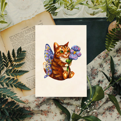 Fairy Kitty - Art Print