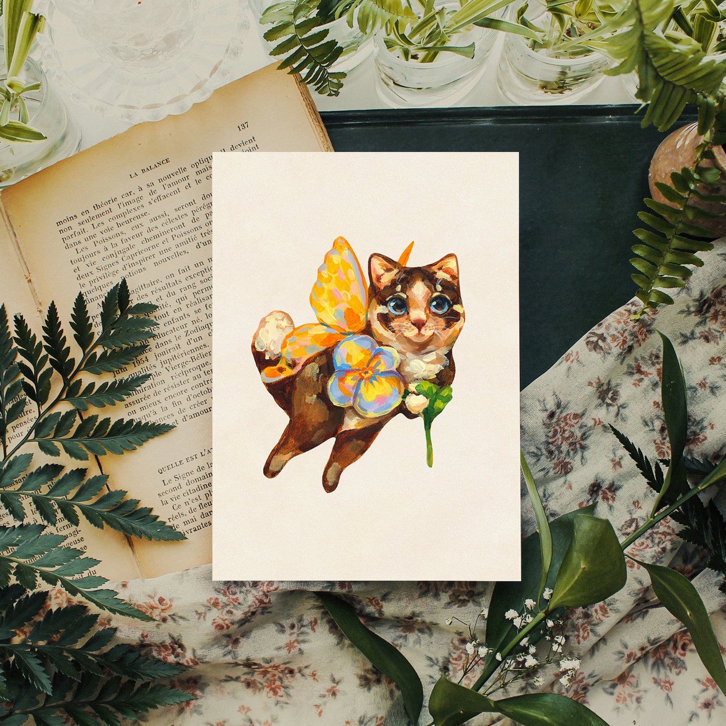 Fairy Kitty - Art Print