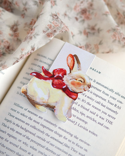 Lapin blanc - Marque-page