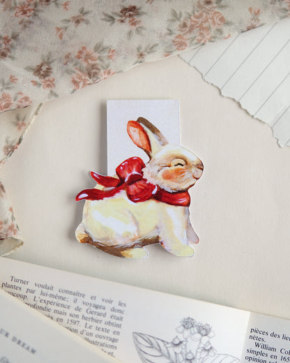Lapin blanc - Marque-page