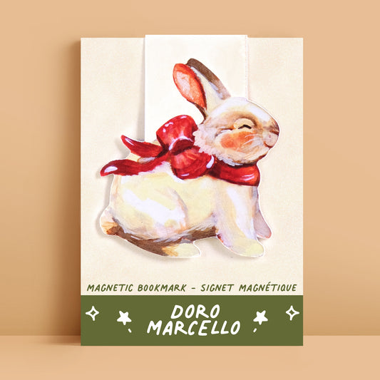 Lapin blanc - Marque-page