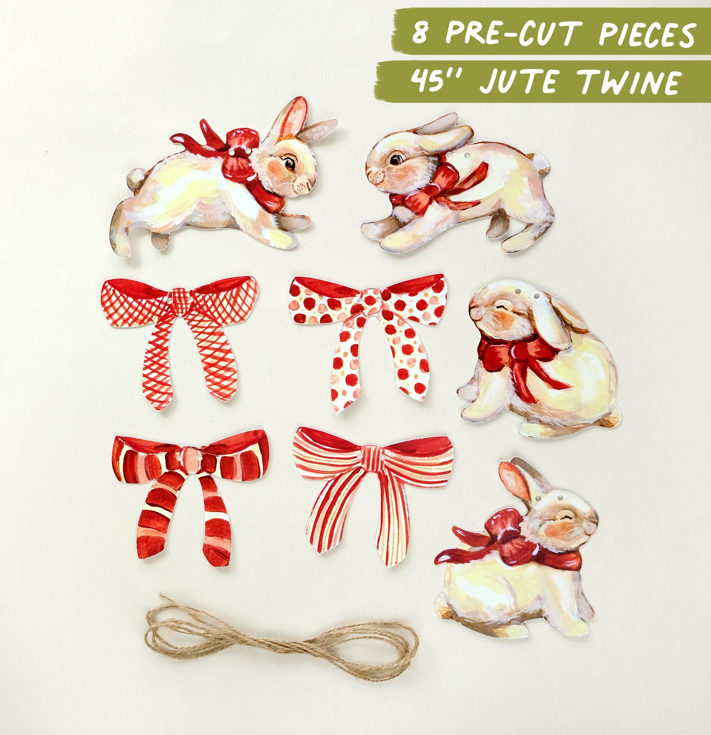 White Rabbits - DIY Garland Kit
