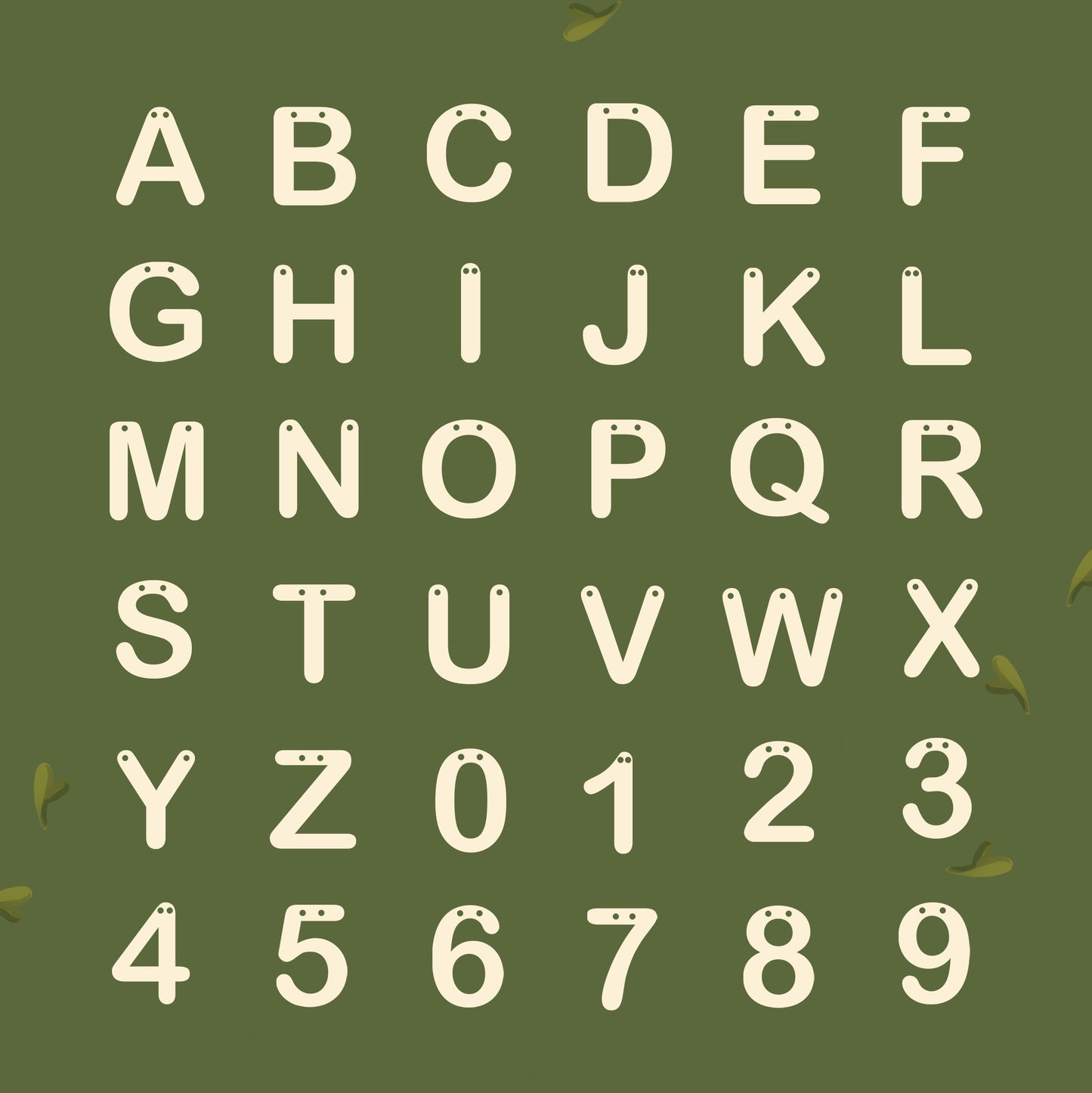 Animaux endormis - Guirlande Personnalisée