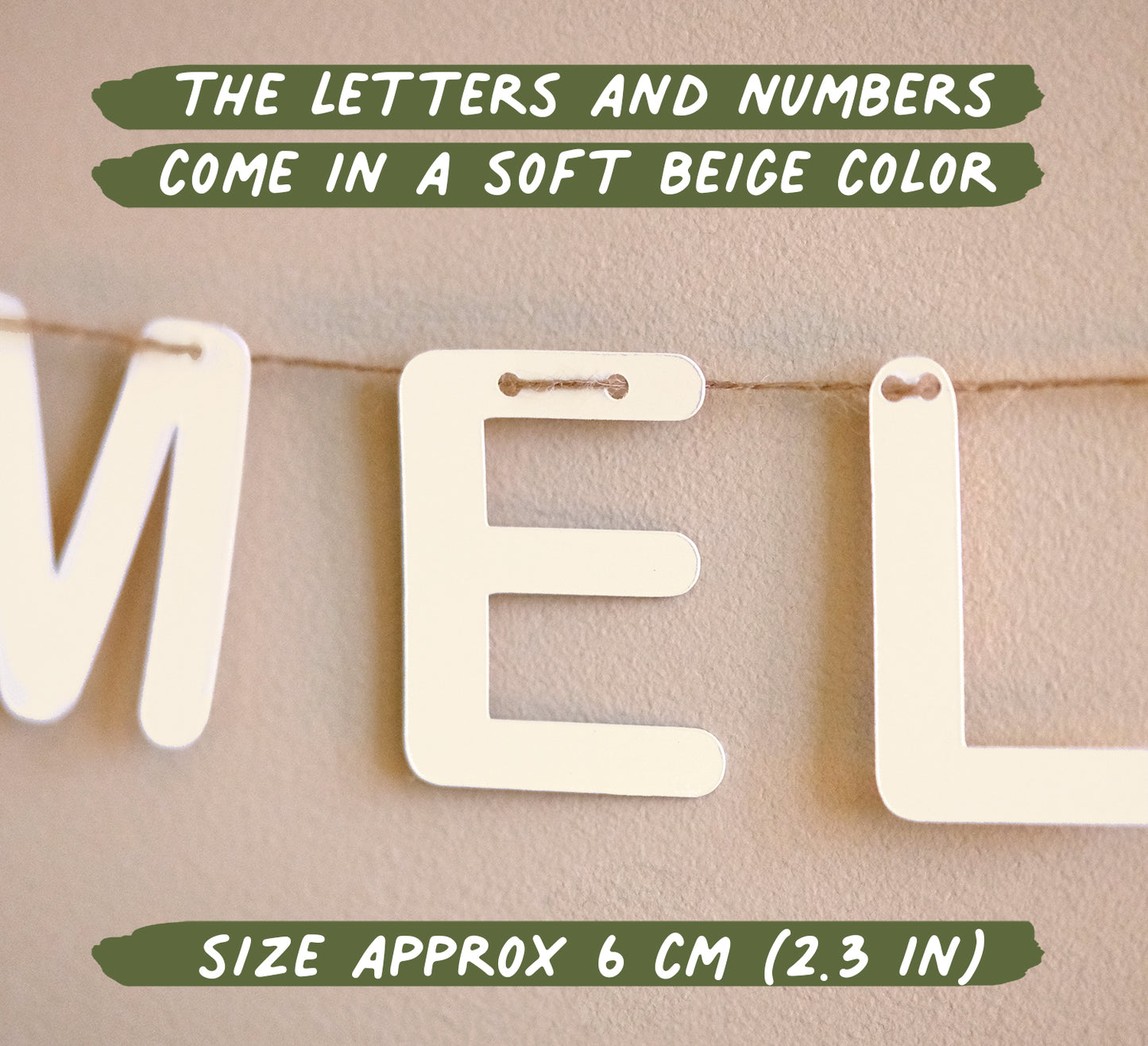 Animaux endormis - Guirlande Personnalisée