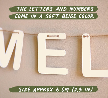 Animaux endormis - Guirlande Personnalisée