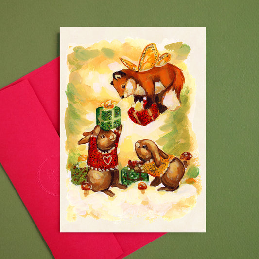 Cadeaux de fées - Carte de vœux