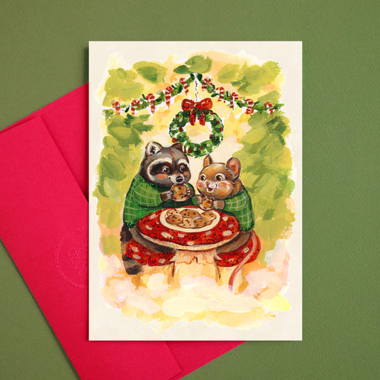 Biscuits de Noël - Carte de vœux