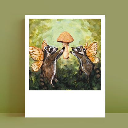Fairy Raccoons - Polaroid