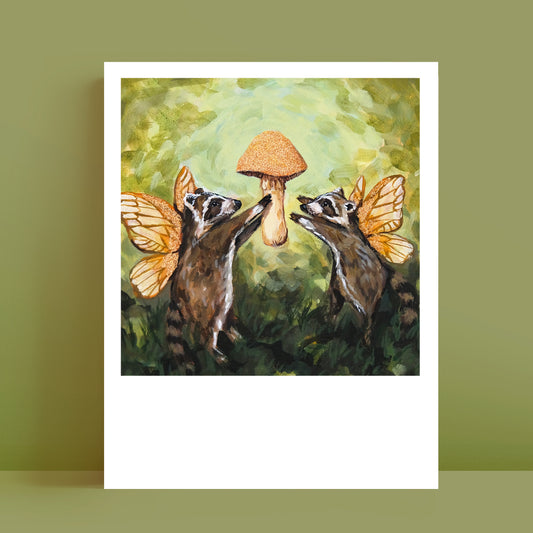 Les fées ratons laveurs - Polaroid