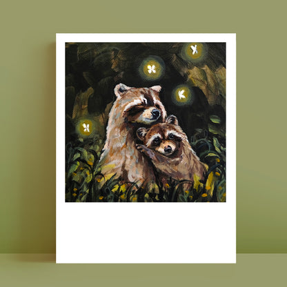 Raccoons - Polaroid