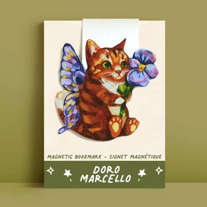 Chaton Fée Violet - Marque-page