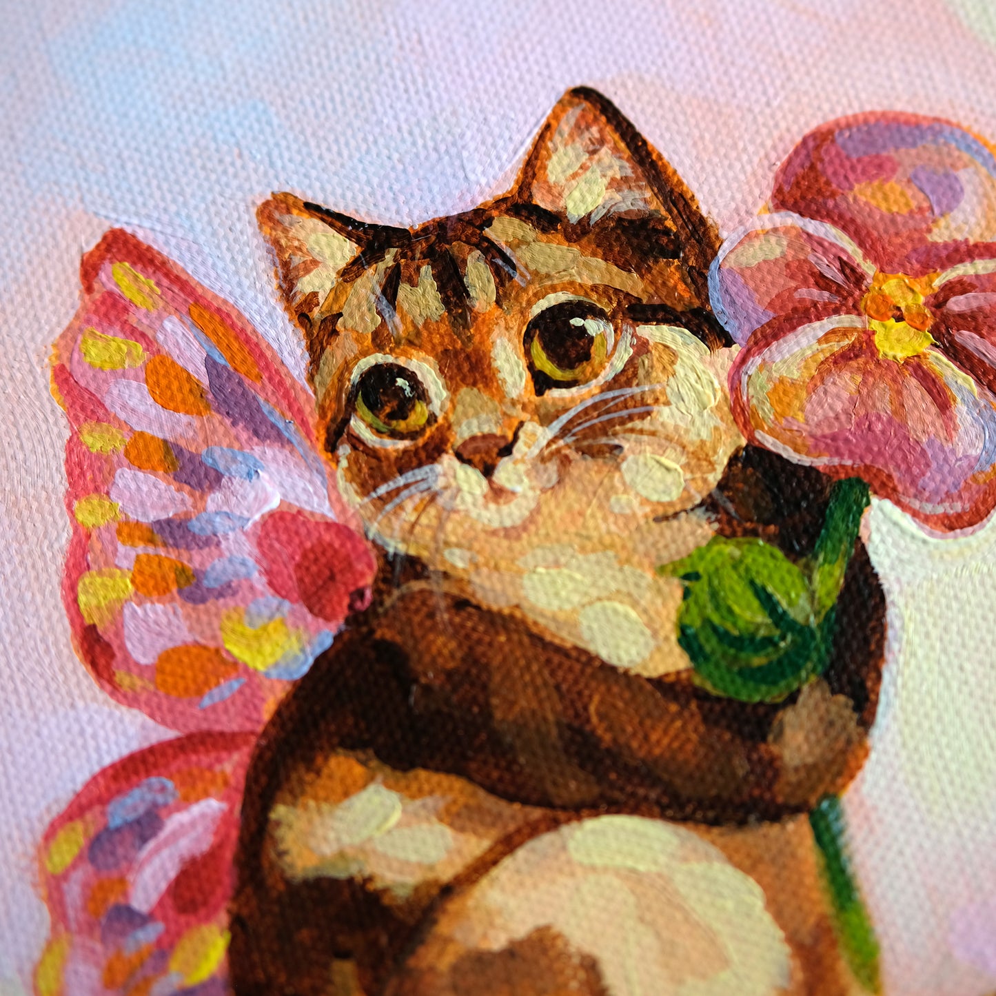 Chaton Féérique Rose - Original