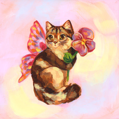 Chaton Féérique Rose - Original