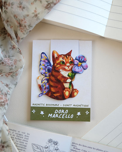 Chaton Fée Violet - Marque-page