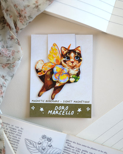 Chaton Féérique Jaune - Signet