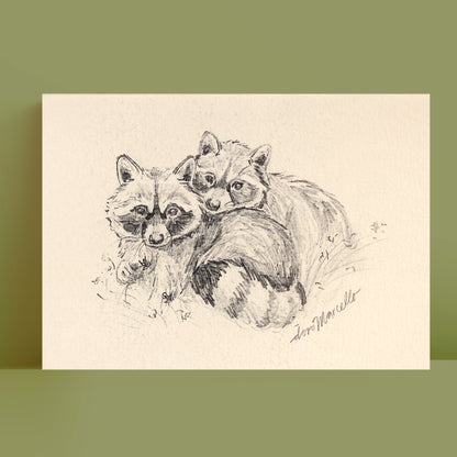 Ratons laveurs – Impression