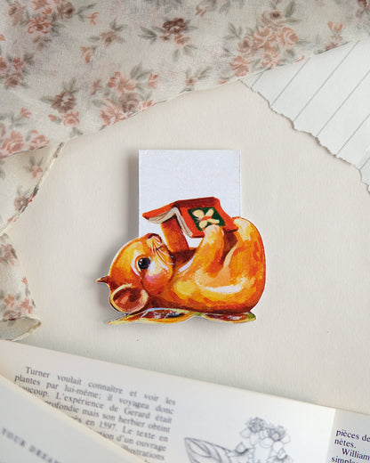 Souris de lecture - Signet