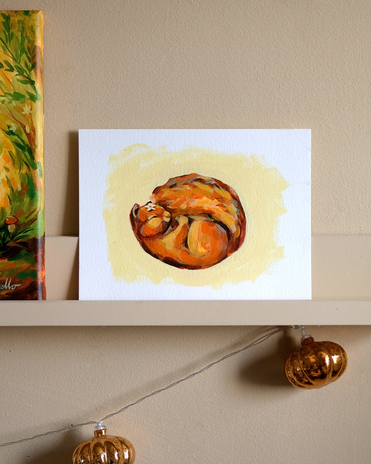 Sleeping Squirrel - Original