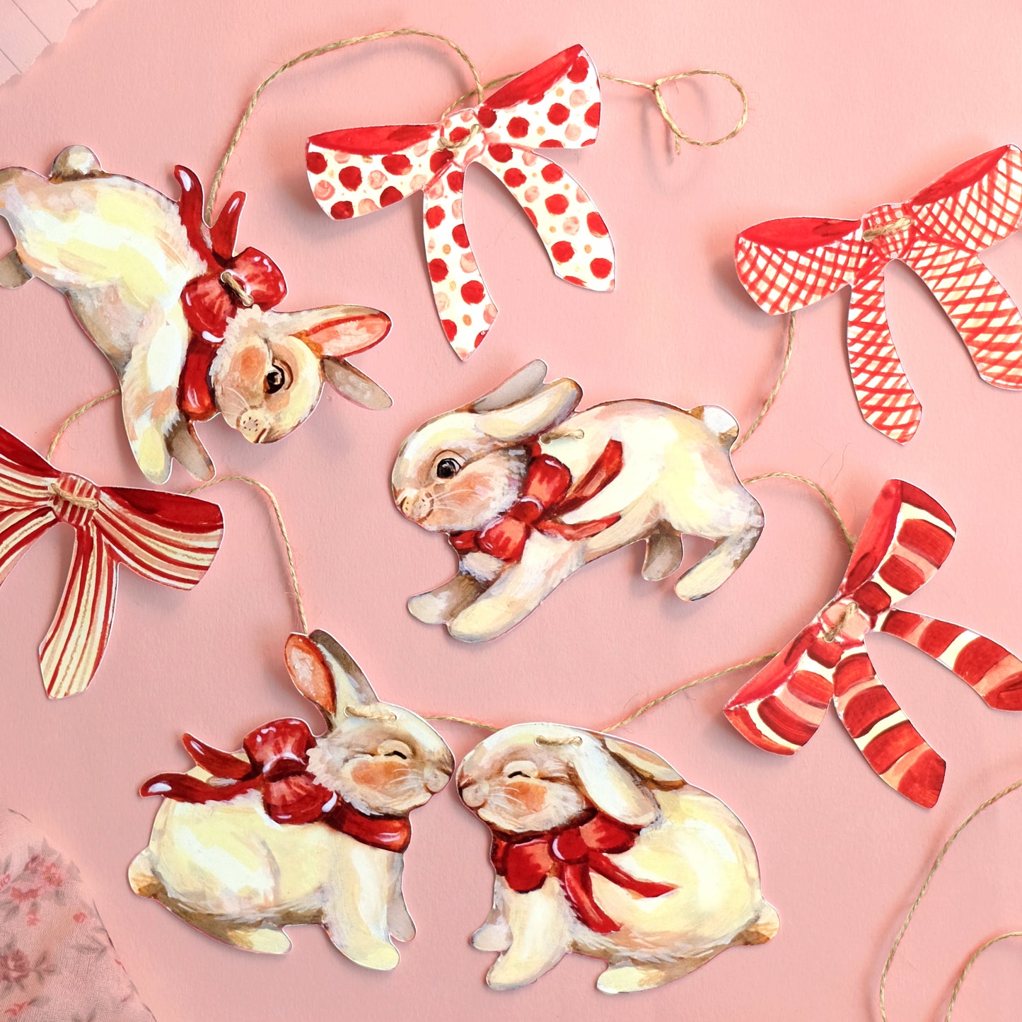 White Rabbits - DIY Garland Kit