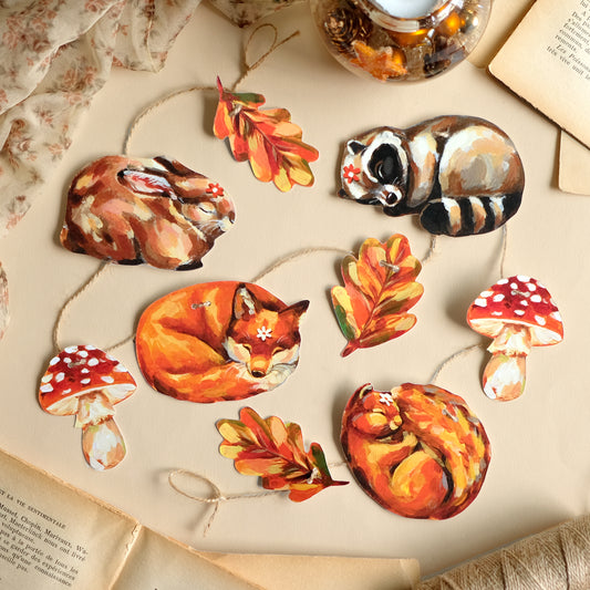 Sleeping Critters - DIY Garland Kit