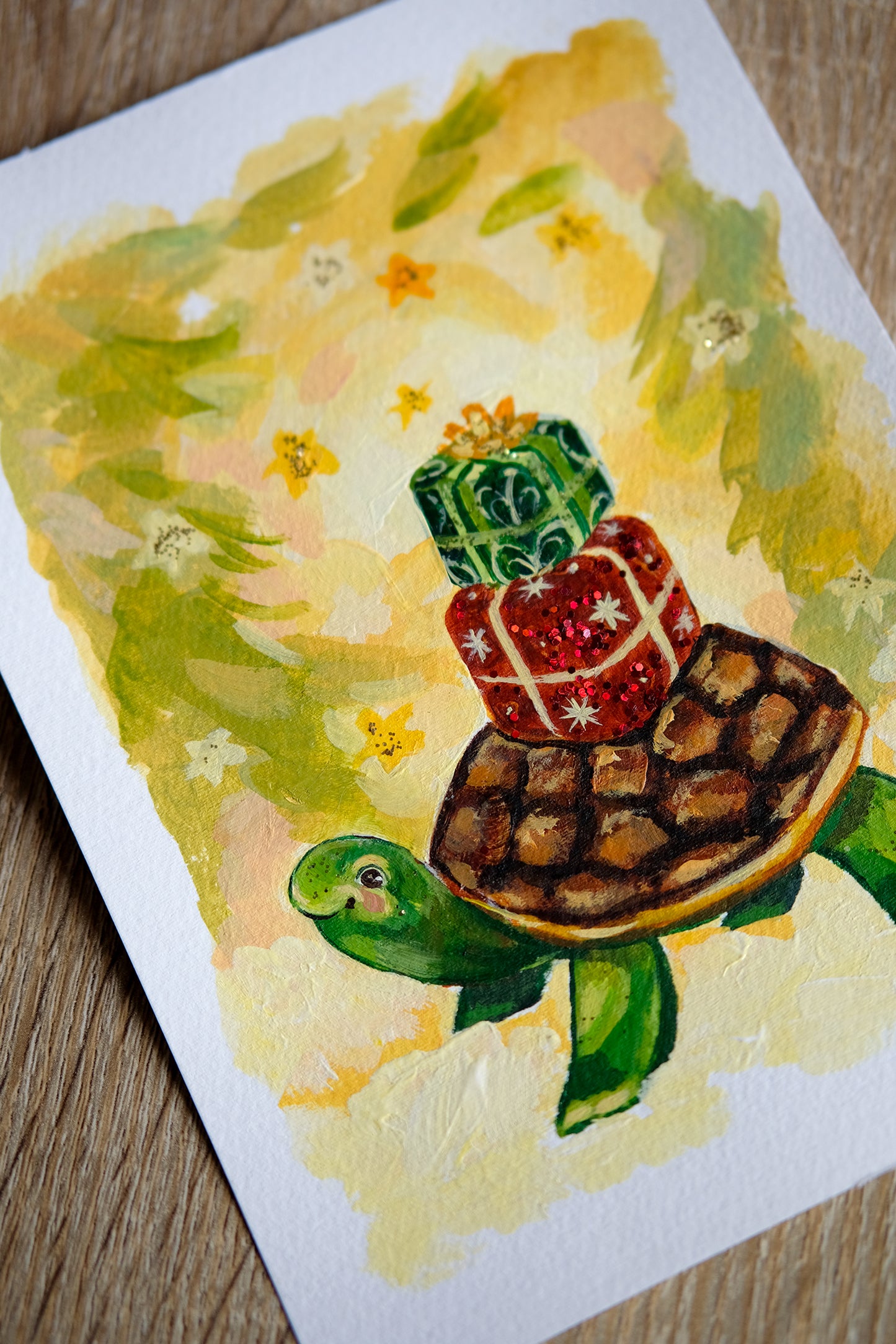 Christmas Turtle - Original