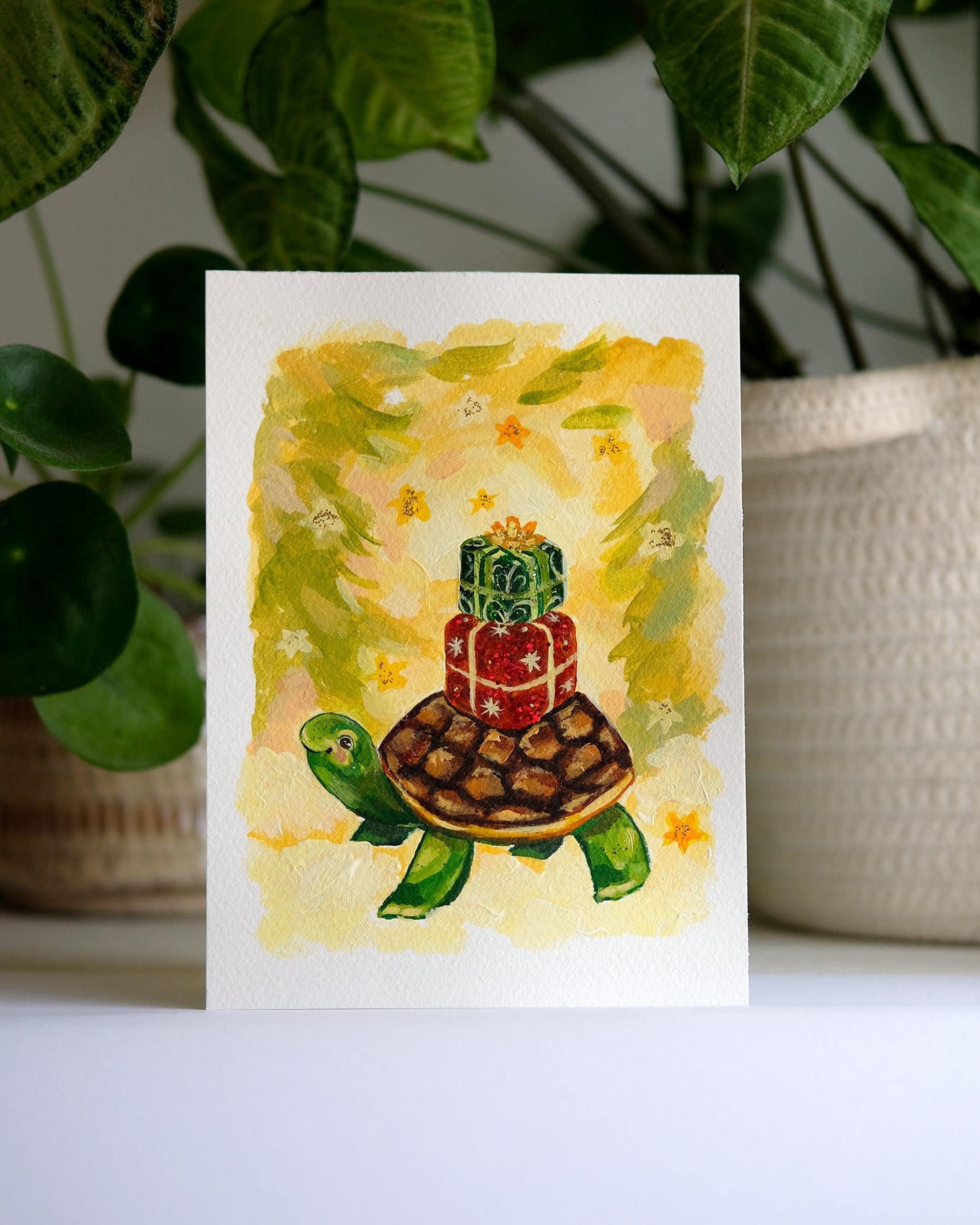 Christmas Turtle - Original
