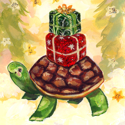 Christmas Turtle - Original