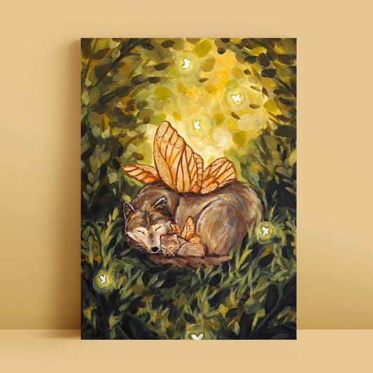 Fairy Wolves - Art Print