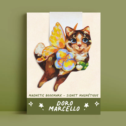 Chaton Féérique Jaune - Signet